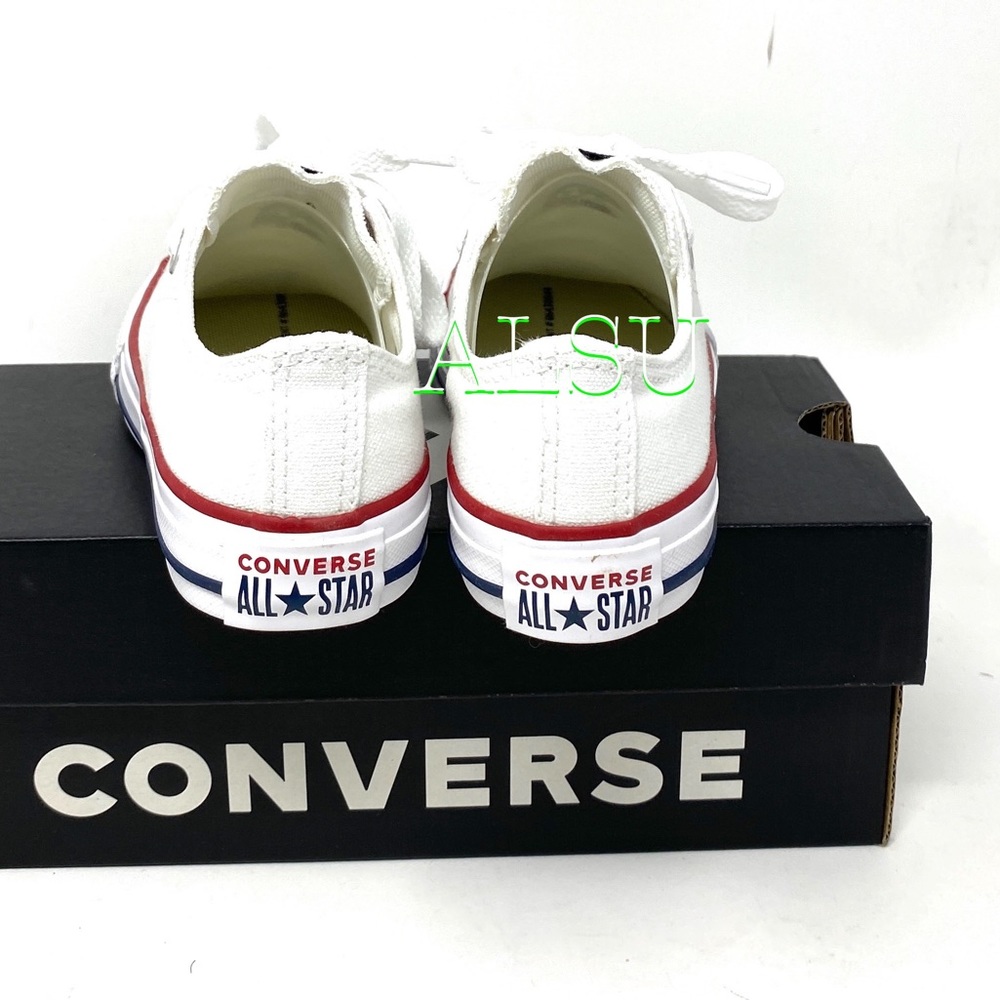 Converse Chuck Taylor AS Classic White Low Kid’s 3J256 - Picture 6 of 9